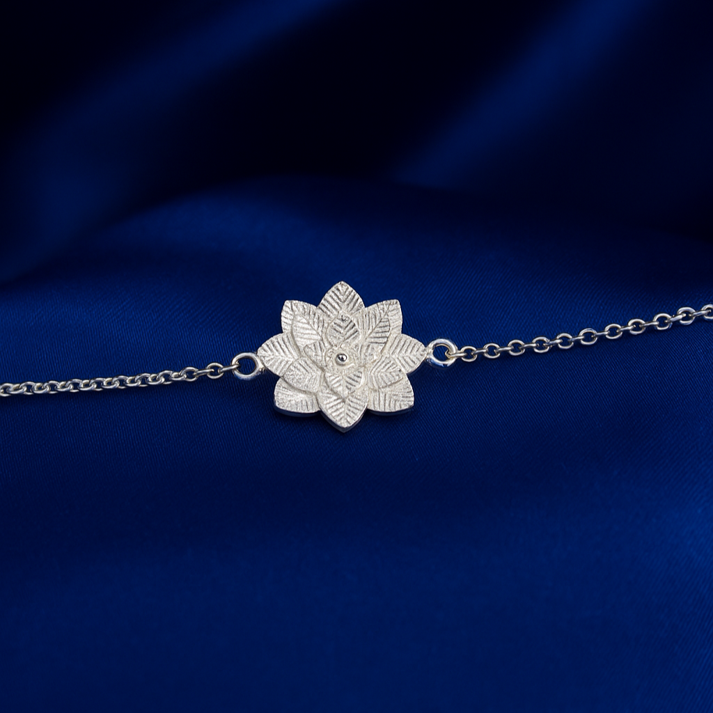 Silver Rakhi Bracelet