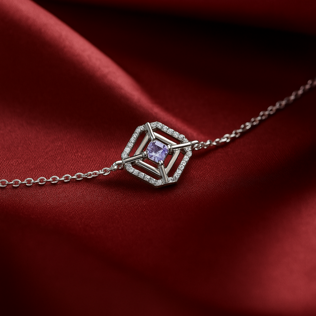 Silver Rakhi – Midnight Hexa