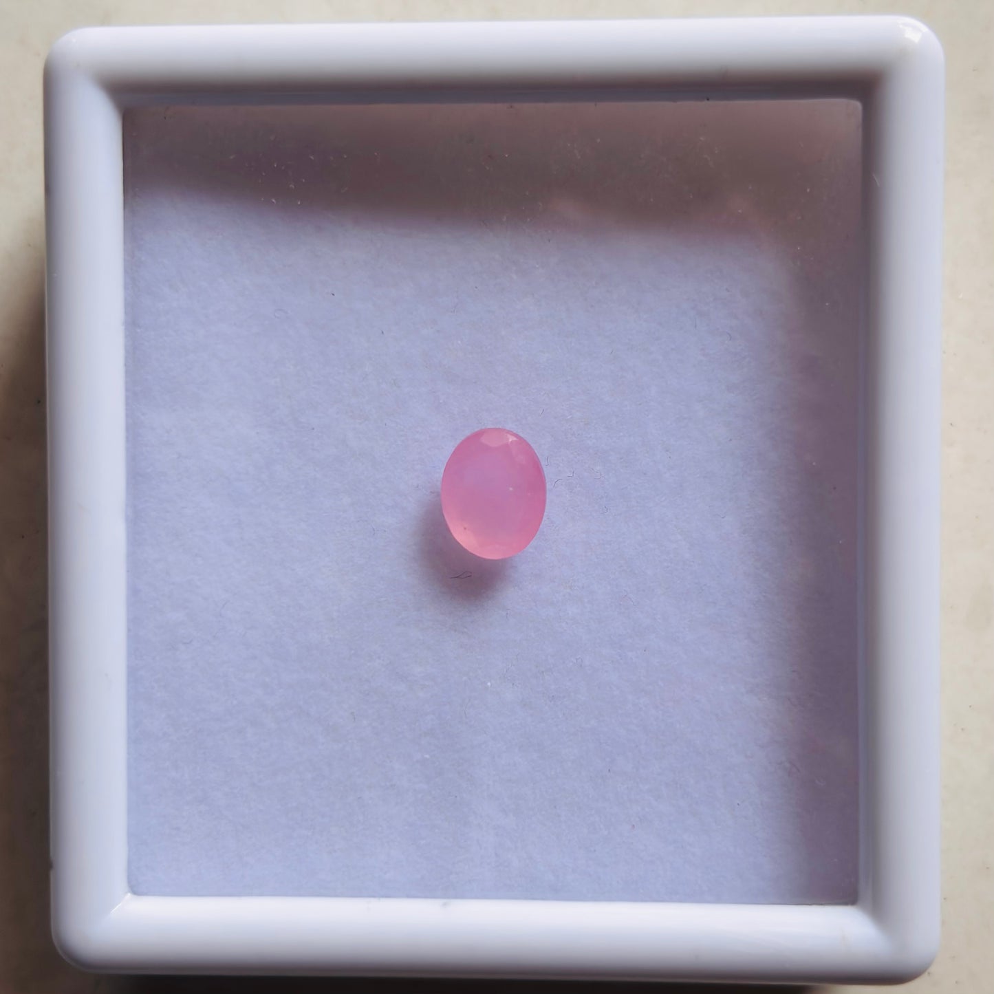 Natural Rose Quartz 4.60 Ct Oval Shape Gemstone (Certified)