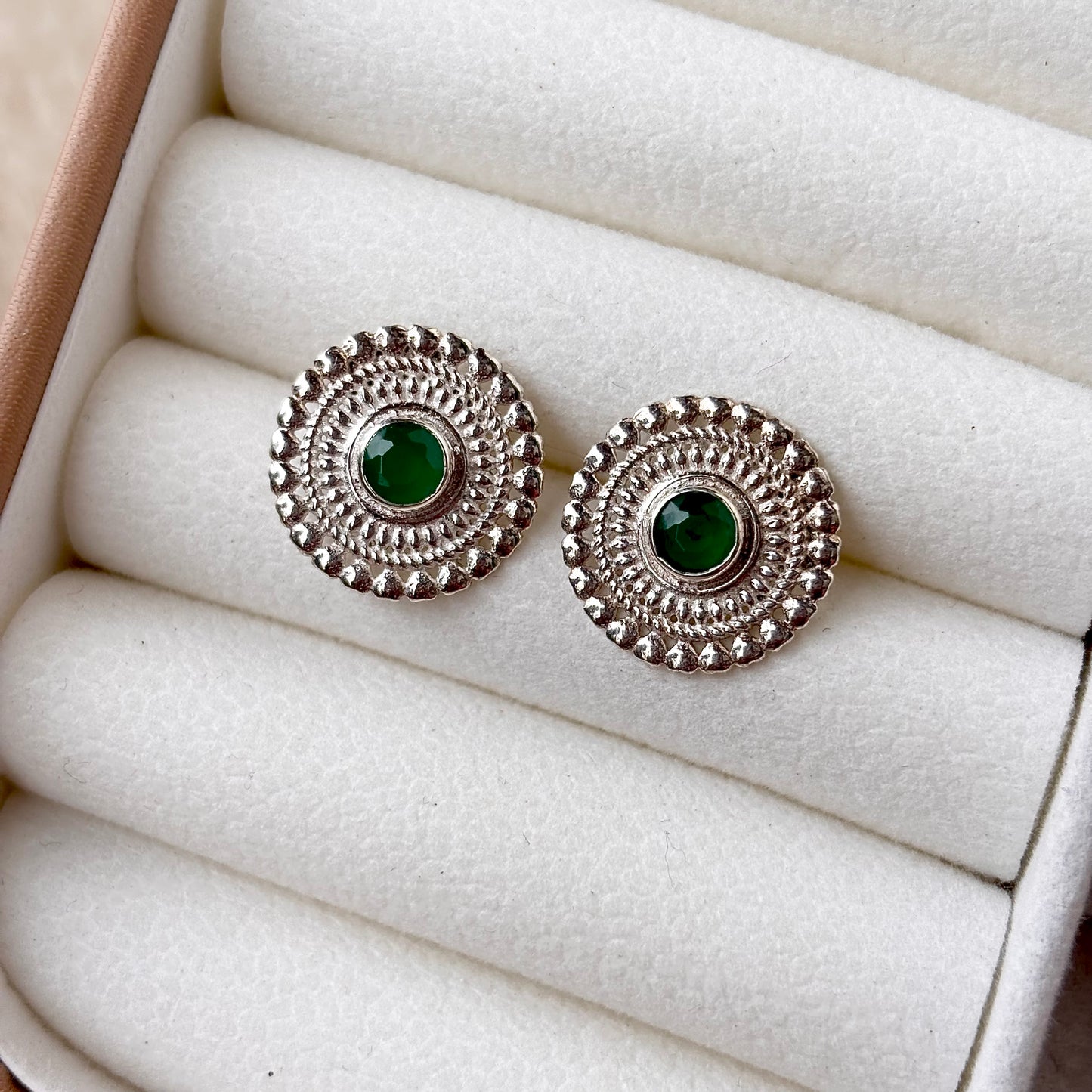 925 Pure Silver Traditional Earrings