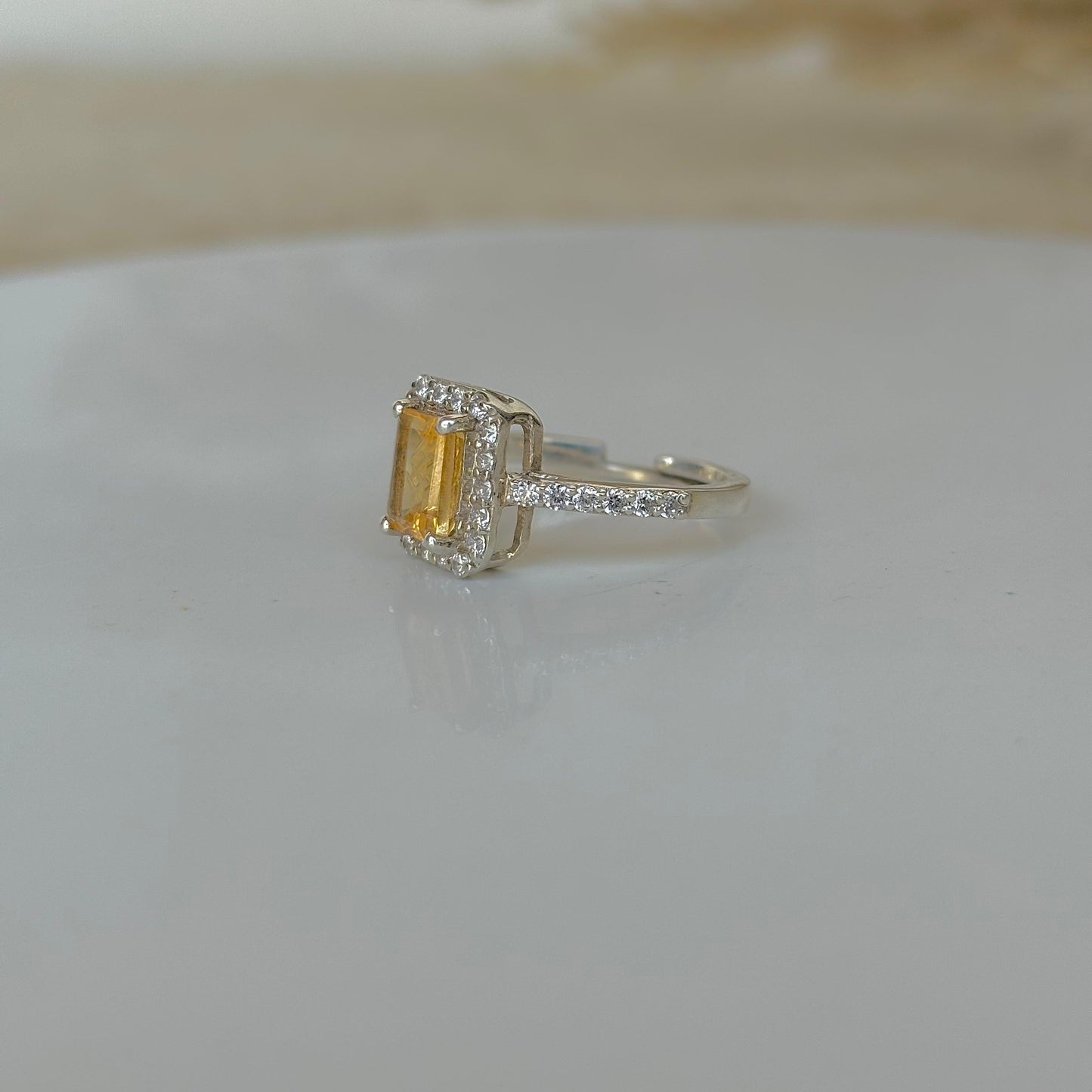 Radiant Prosperity - Citrine in Silver