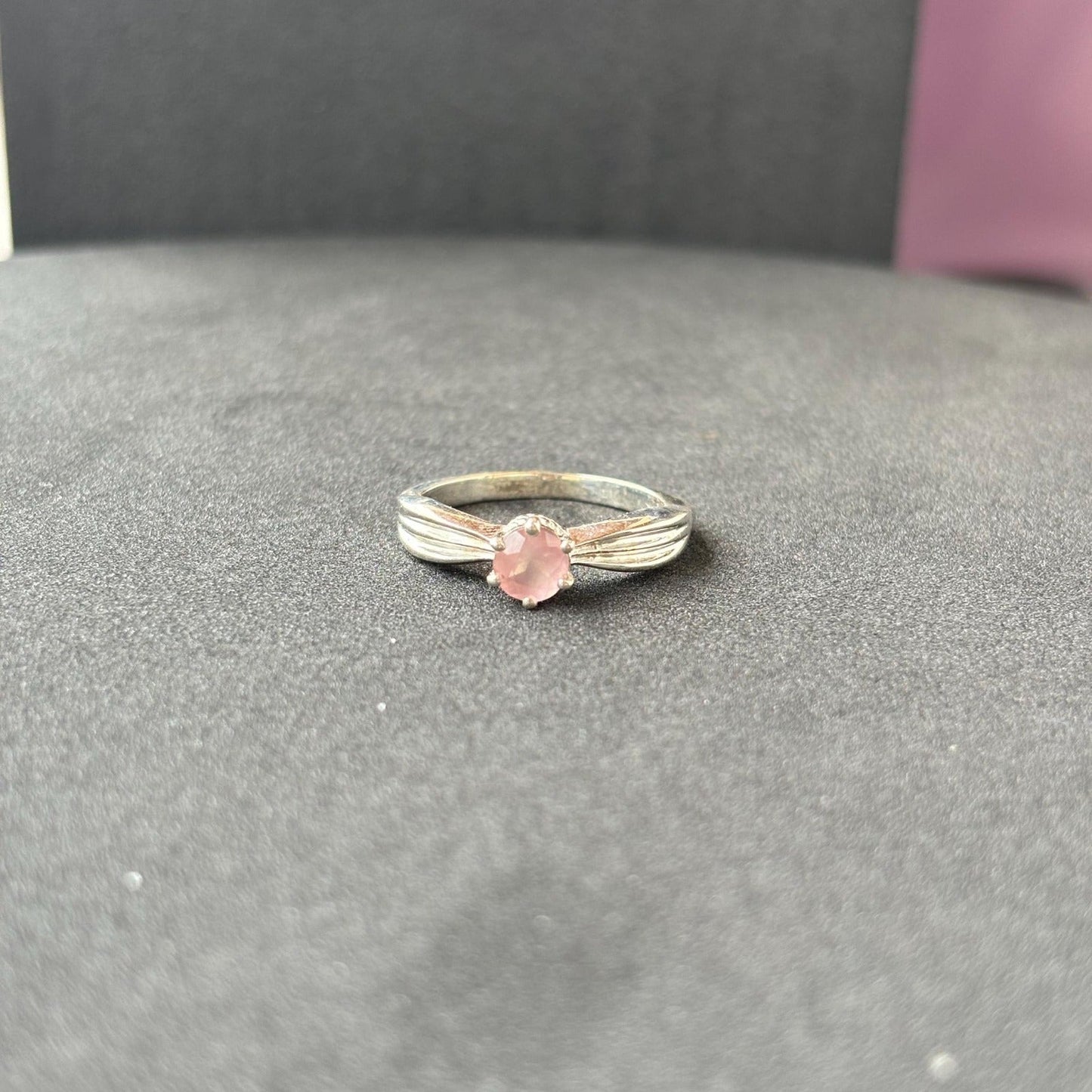 Elegance in Natural Pink - The Rose Quartz Ring