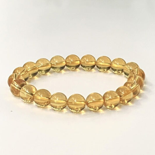 Natural Citrine Stretch Bracelet