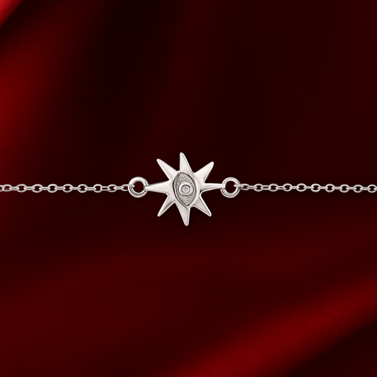 Silver Rakhi Bracelet