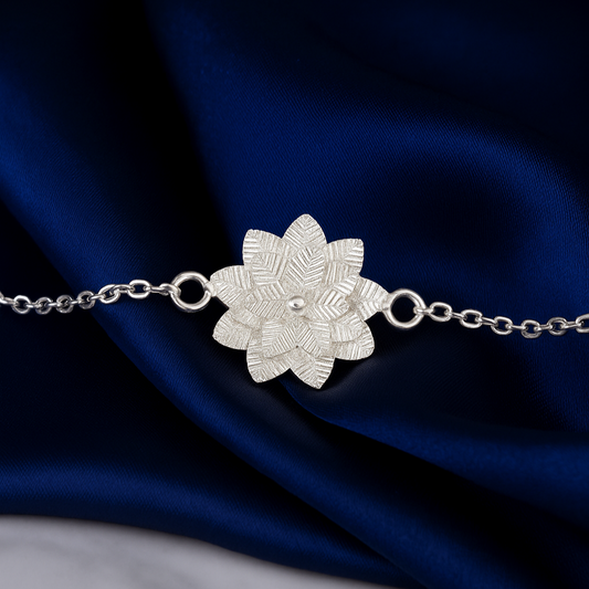 Silver Rakhi Bracelet