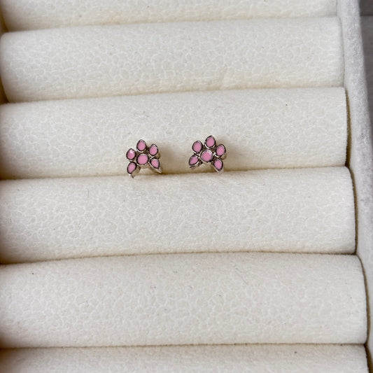 925 Pure Silver Paws Studs Earrings