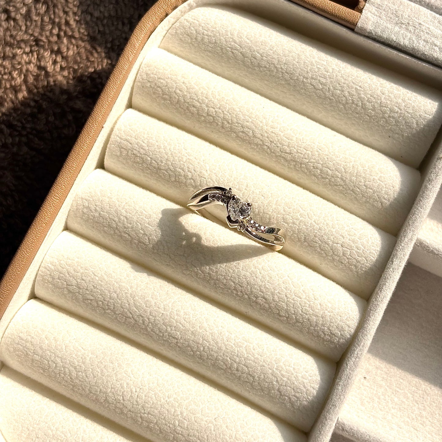 925 Pure Silver Zircon Ring