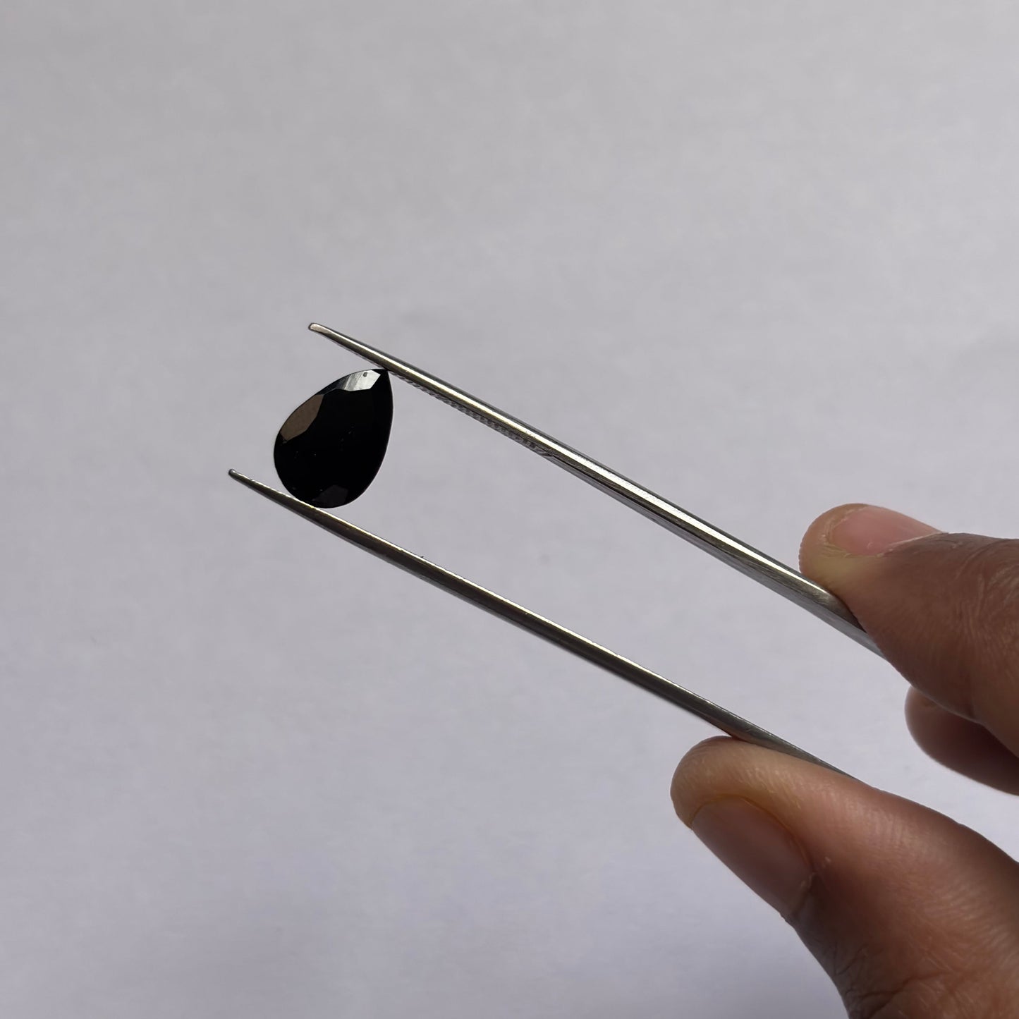 Natural Black Pear Cut 2.75 Ct Tourmaline (Certified)