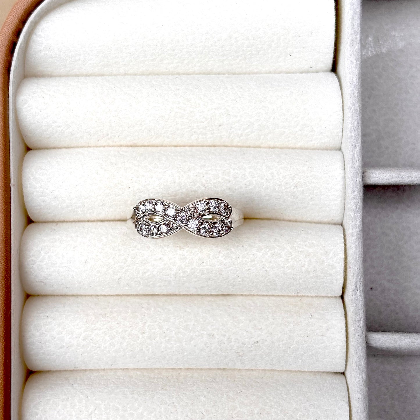 925 Pure Silver Infinity Ring (Certified)