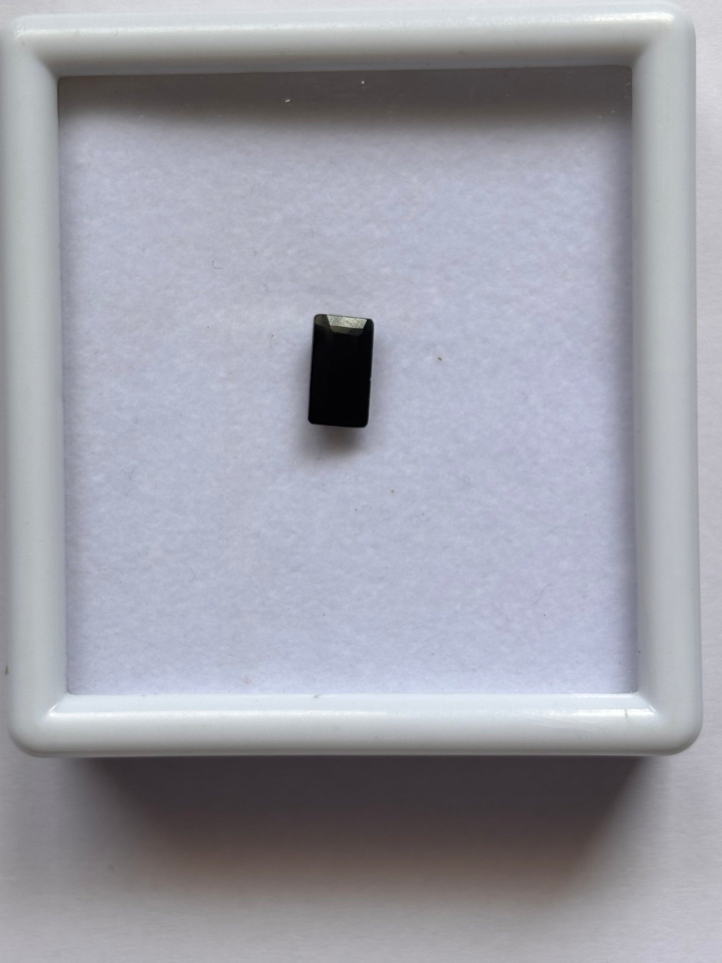 Natural Black Emerald Cut 3.20 Ct Tourmaline (Certified)