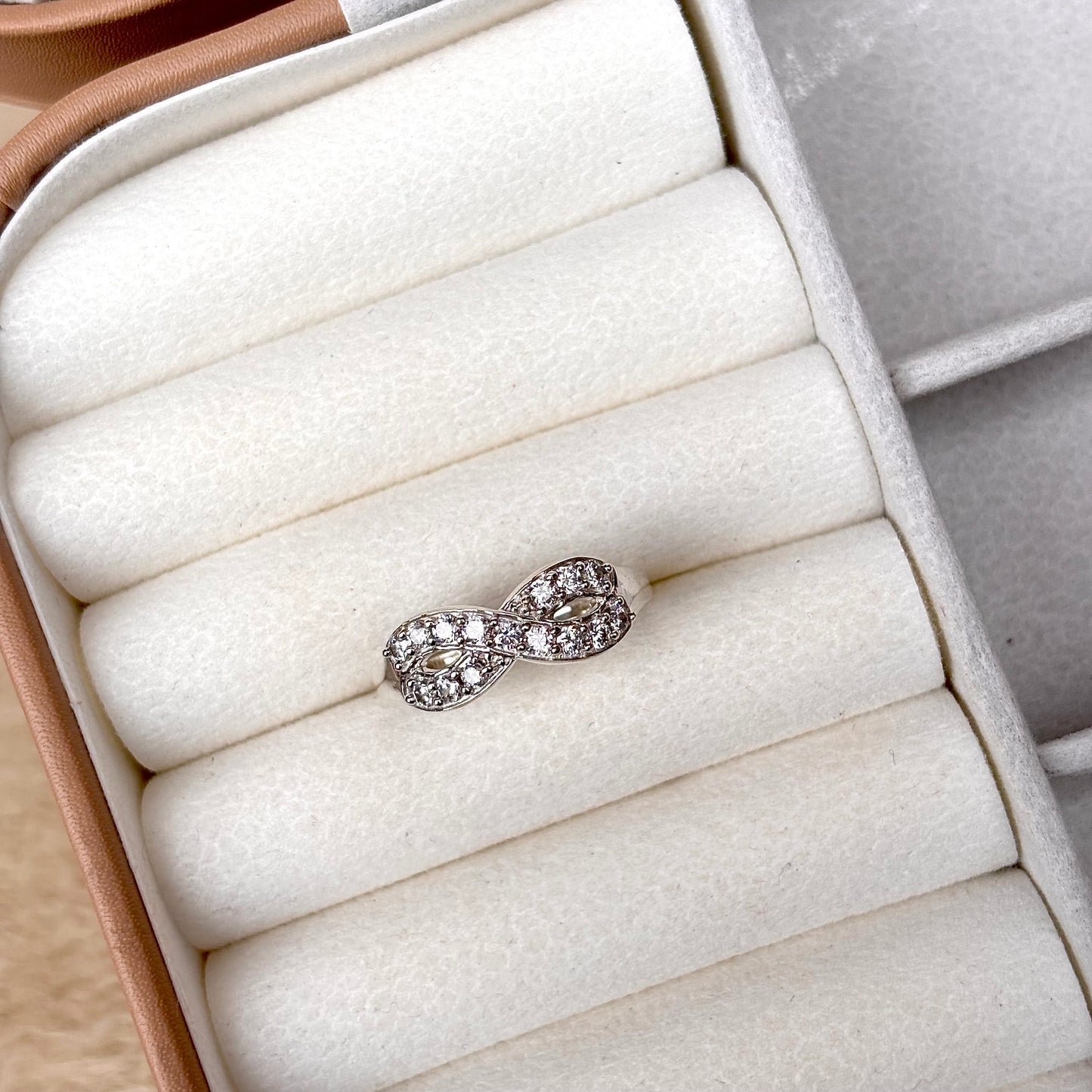 925 Pure Silver Infinity Ring (Certified)