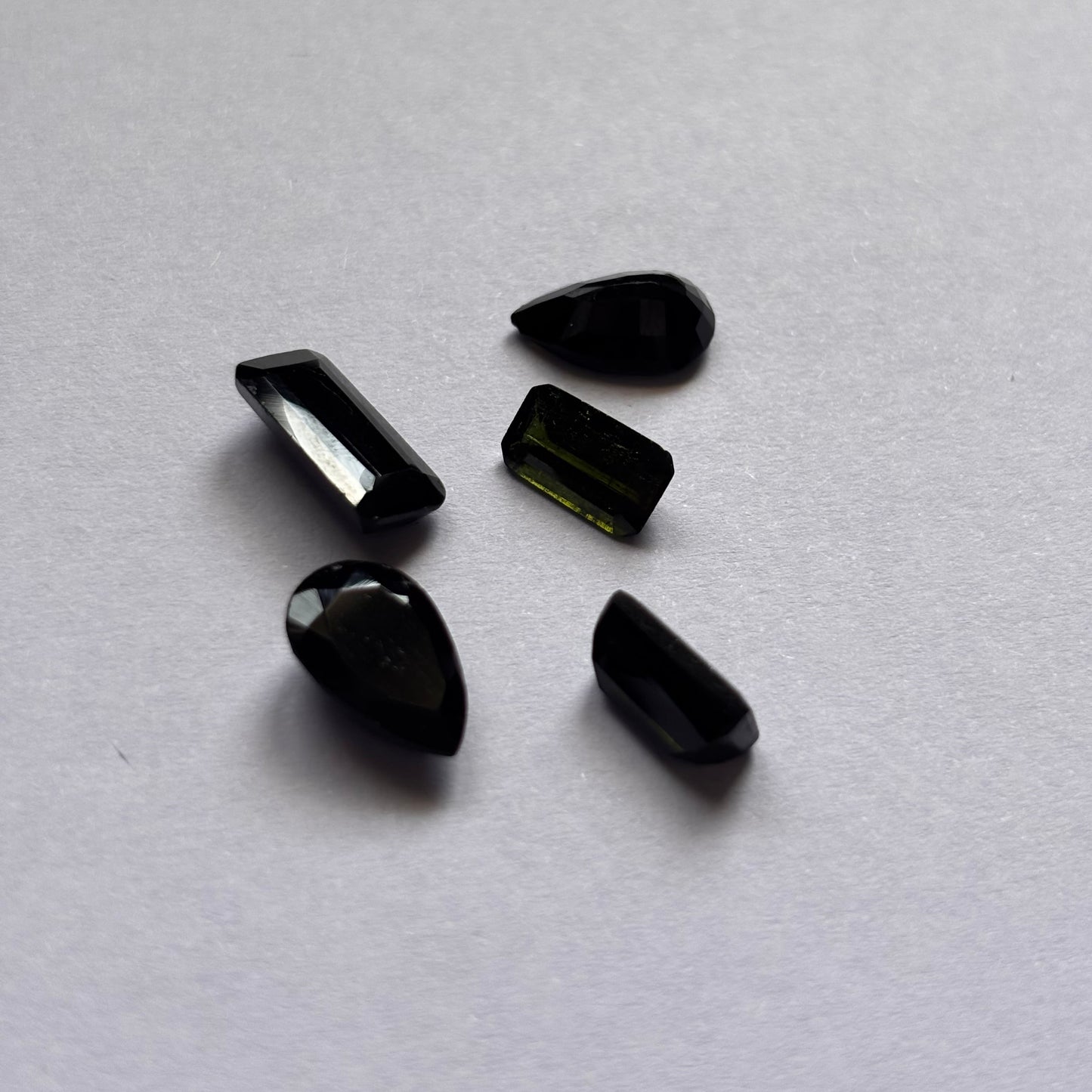 Natural Black Pear Cut 2.75 Ct Tourmaline (Certified)