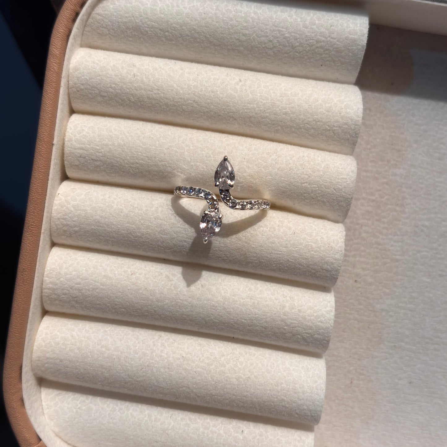 925 Pure Silver Zircon Ring