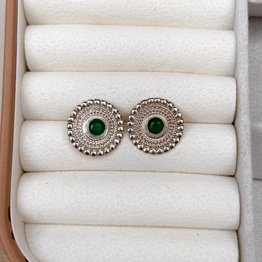 925 Pure Silver Traditional Earrings