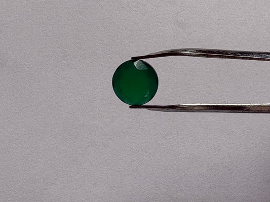 Natural Green Quartz Round shape Gemstone (10x10) Certified