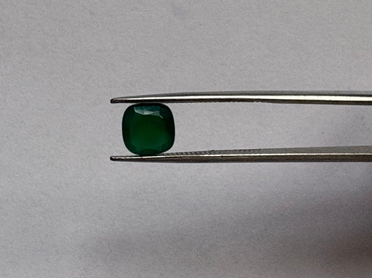 Natural Green Quartz Square shape Gemstone (7x7) Certified