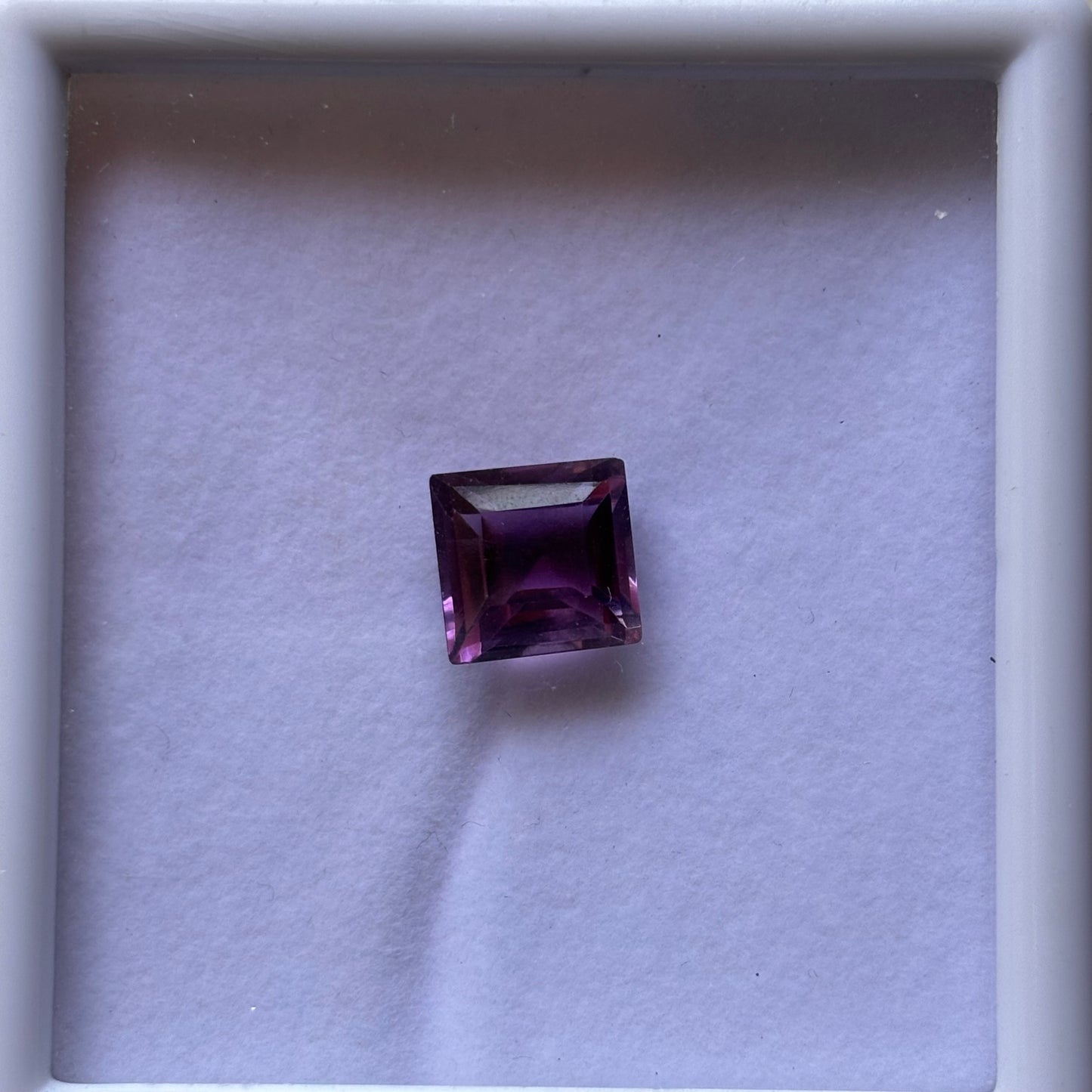 Natural AAA Amethyst Square Shape 6 Ct (10x10) Gemstone