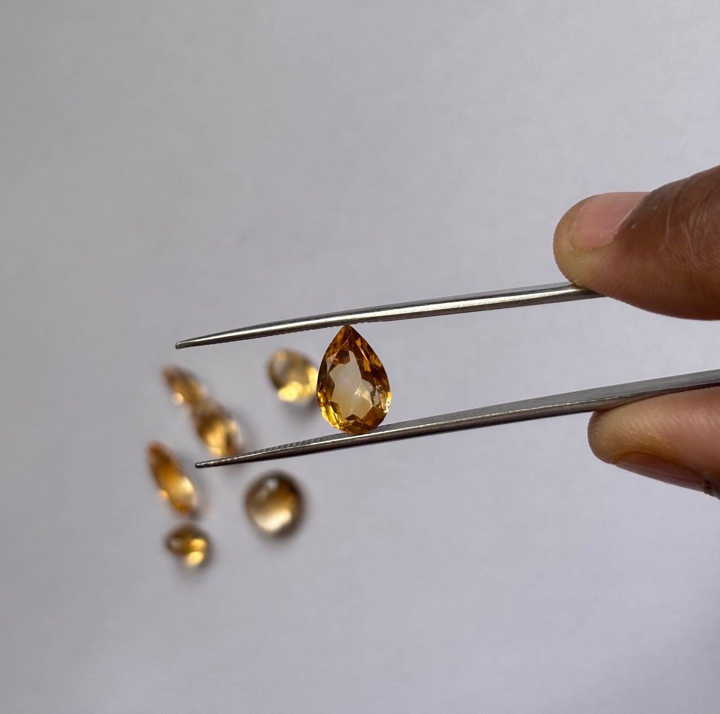 Natural Citrine Pear Cut 2.20 Ct Gemstone (Certified)