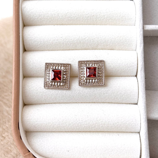 925 Pure Silver Traditional Earrings