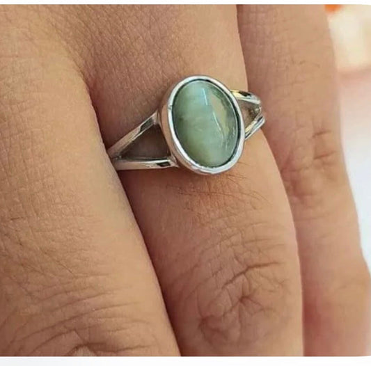 Natural Cat’s Eye 925 Pure Silver Ring (Certified)