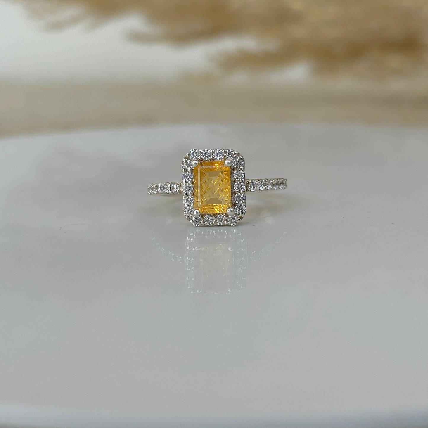 Radiant Prosperity - Citrine in Silver