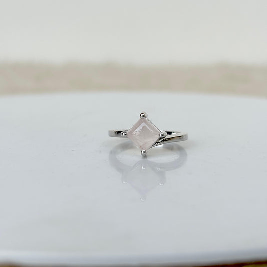 925 Pure Silver Natural Rose Quartz