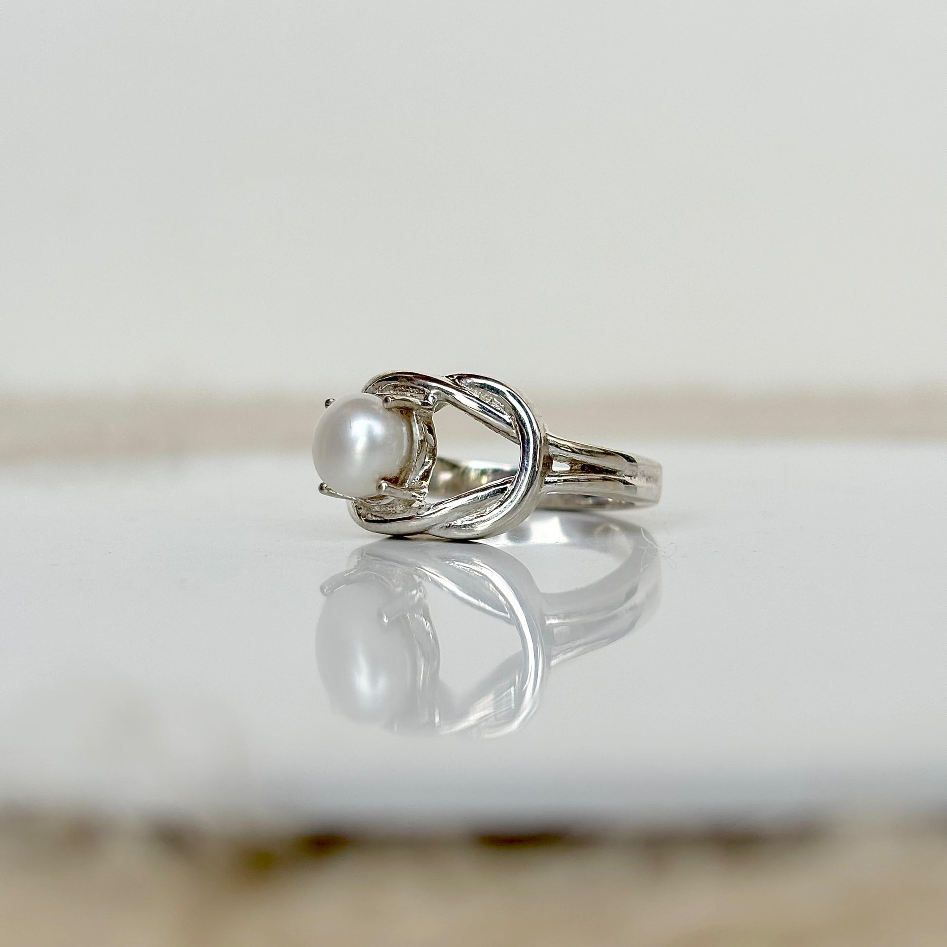 925 Sterling Silver Natural Freshwater Pearl Ring – Genuine Sparkles Jewelry