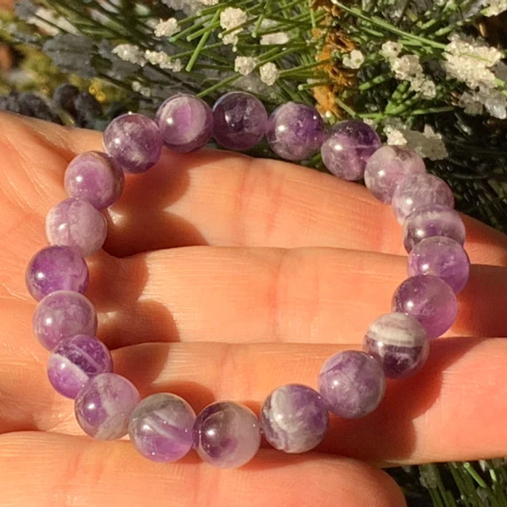 Natural Amethyst Stretch Bracelet